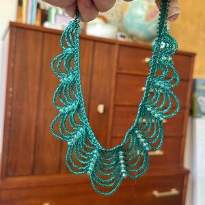 💚Beautiful set of beaded necklace and bracelet